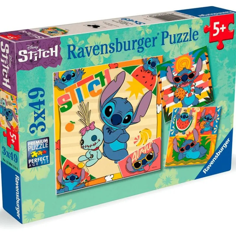Stitch Puzzle 3x49 Piezas*RAVENSBURGER Discount