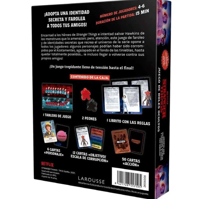 ASMODEE Juegos Para Expertos|Halloween-Stranger Things Roles Ocultos Juego Mesa