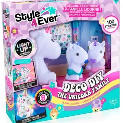 CANAL TOYS Manualidades-Style 4 Ever Deco DIY Familia Unicornio