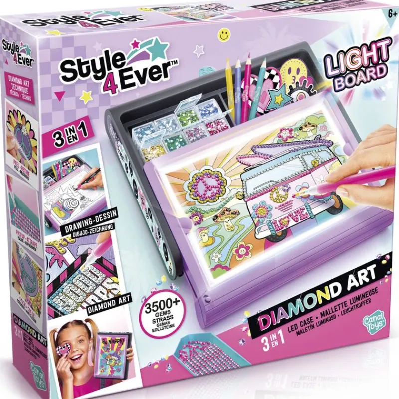 CANAL TOYS Manualidades-Style 4 Ever Diamond Art Maletín LED