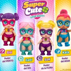 COLOR BABY Muñecas-Super Cute Muñeca Superheroína Surtida