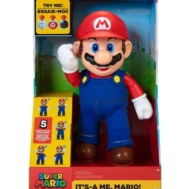 JAKKS PACIFIC Figuras Videojuegos|Electrónicos-Super Mario Figura Interactiva