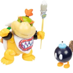Super Mario Gold Collection Bowser Jr Figura*JAKKS PACIFIC Clearance