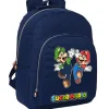 SAFTA Escolar-Super Mario Mochila Adaptable a Carro