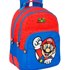 SAFTA Escolar-Super Mario Mochila Escolar Doble Adaptable