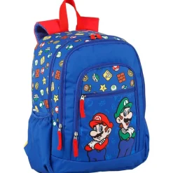 Super Mario Mochila Escolar 40 cm Adaptable Carro*SELECCION DRIM Discount