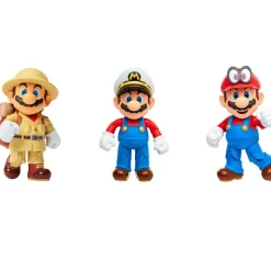 JAKKS PACIFIC Figuras Videojuegos-Super Mario Odyssey Pack 3 Figuras