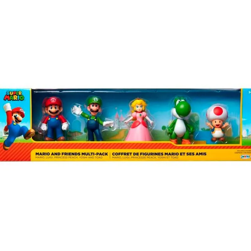 Super Mario Pack 5 Figuras*JAKKS PACIFIC Clearance