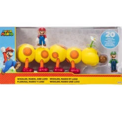 Super Mario Pack Fluroga, Mario y Luigi*JAKKS PACIFIC Hot