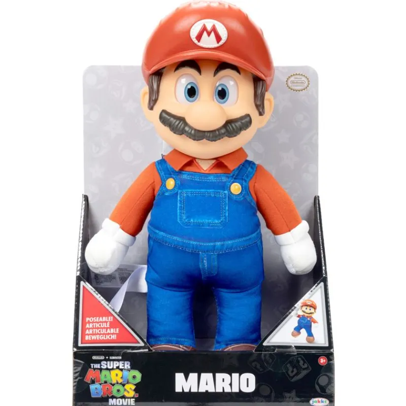 JAKKS PACIFIC Peluches|Figuras Videojuegos-Super Mario Peluche Articulado 35 cm