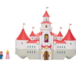 JAKKS PACIFIC Figuras Videojuegos-Super Mario Playset Castillo Deluxe