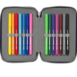 SAFTA Escolar-Super Mario Plumier Triple 36 Piezas