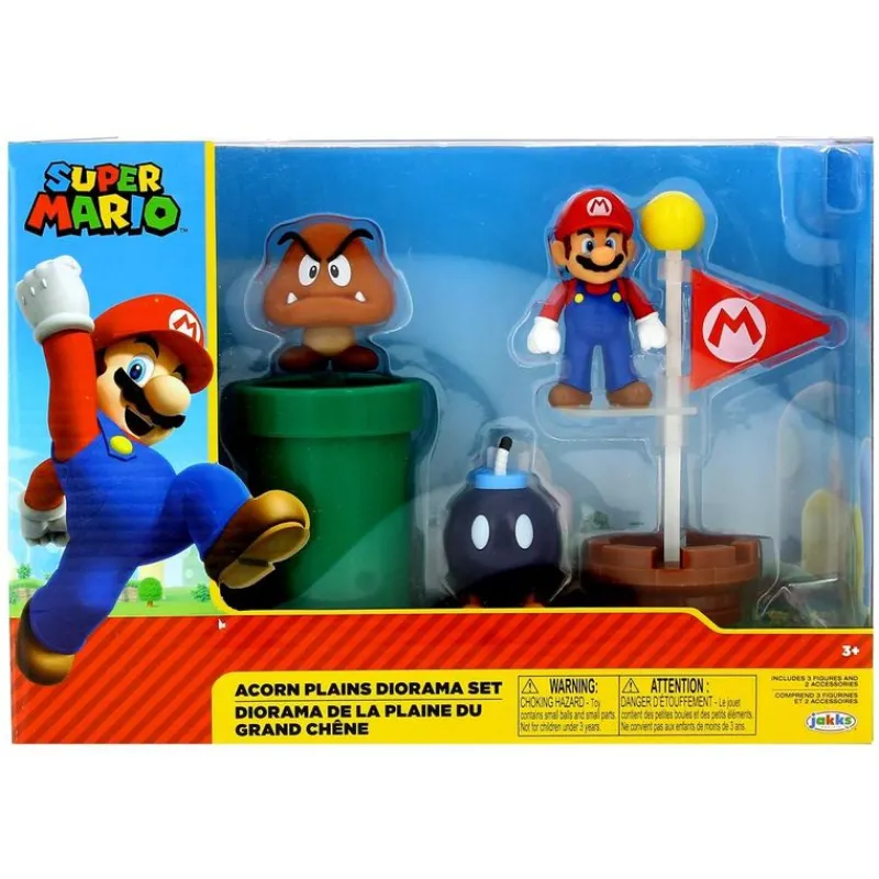 Super Mario Set de Figuras Acorn Plains*JAKKS PACIFIC New