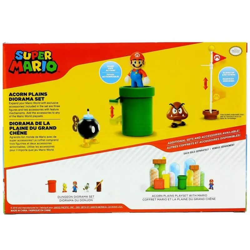 Super Mario Set de Figuras Acorn Plains*JAKKS PACIFIC New
