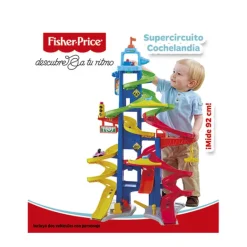 FISHER PRICE Vehículos, Trenes Y Parkings-Supercircuito Cochelandia