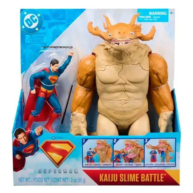 SPIN MASTER Figuras Y Figuras De Acción-Superman Película Pack Superman Batalla Kaiju
