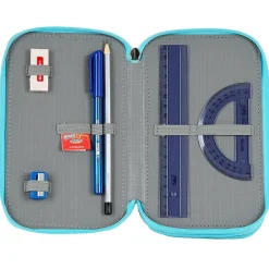 SAFTA Escolar-Superthings Estuche Triple Kazoom Kids