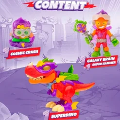 MAGIC Figuras Y Figuras De Acción-Superthings Super Dino V Rex