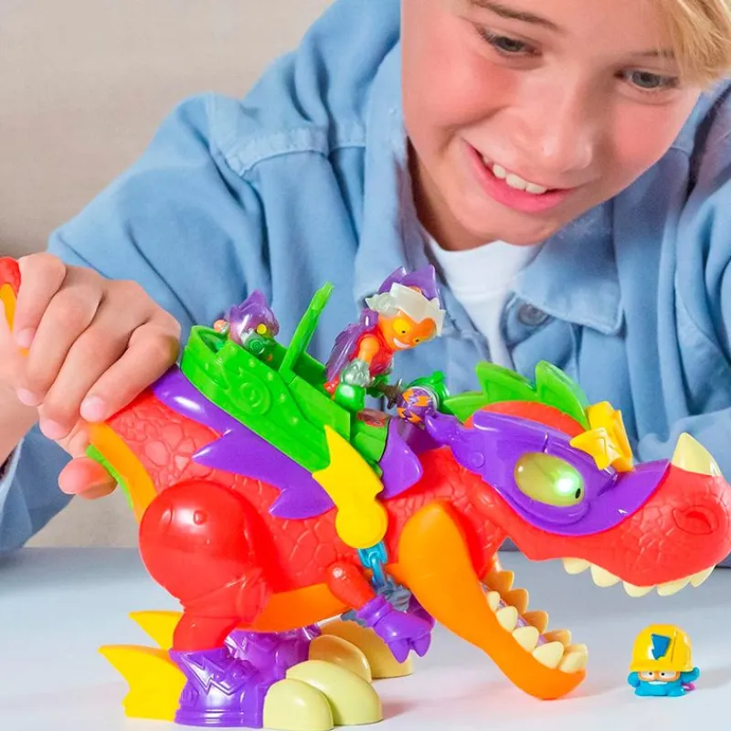 MAGIC Figuras Y Figuras De Acción-Superthings Super Dino V Rex