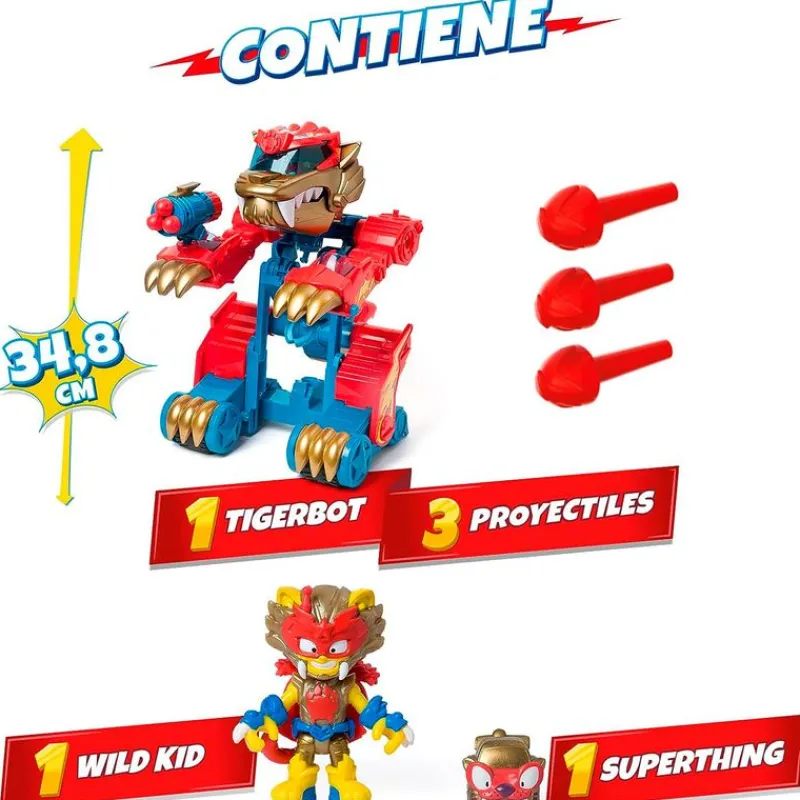 MAGIC BOX Figuras Y Figuras De Acción-Superthings Wild Tigerbot