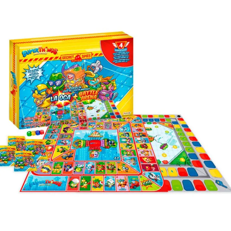 SELECCION DRIM Juegos De Mesa-Superzings Juego de la Oca + Battle Arena