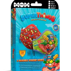 VIVING Ropa Y Complementos-Superzings Máscara Higiénica 2 Unidades 6-9 Años