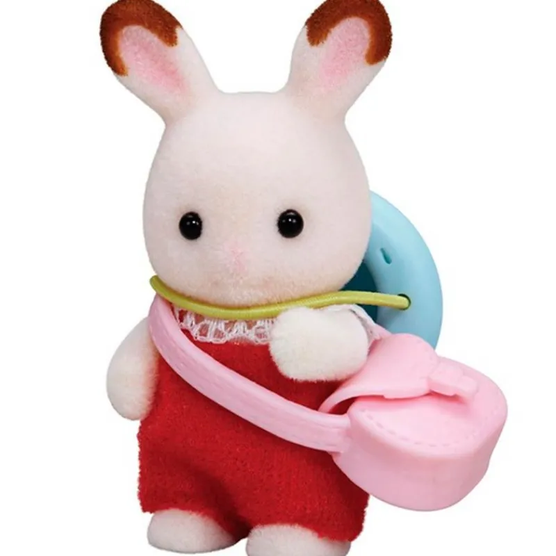 EPOCH Muñecas-Sylvanian Families Bebé Conejo Chocolate