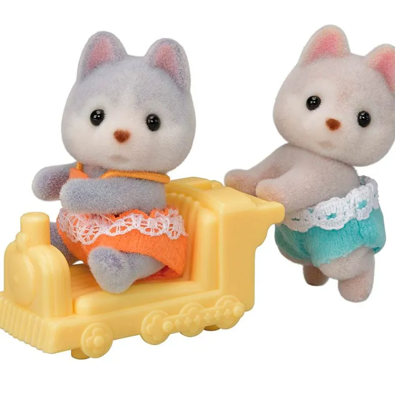 Sylvanian Families Bebés Familia Husky*EPOCH Hot