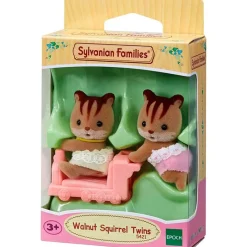 EPOCH Muñecas-Sylvanian Families Bebés Gemelos Ardilla Nuez