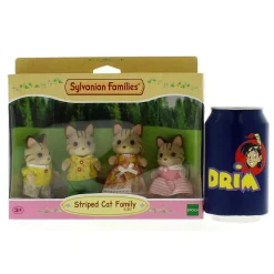 EPOCH Muñecas-Sylvanian Families Familia Gatos Rayas