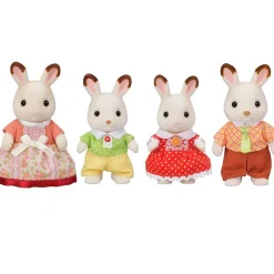 EPOCH Muñecas-Sylvanian Families Familia Conejo Chocolate