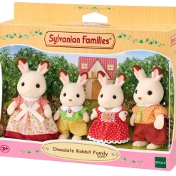 EPOCH Muñecas-Sylvanian Families Familia Conejo Chocolate