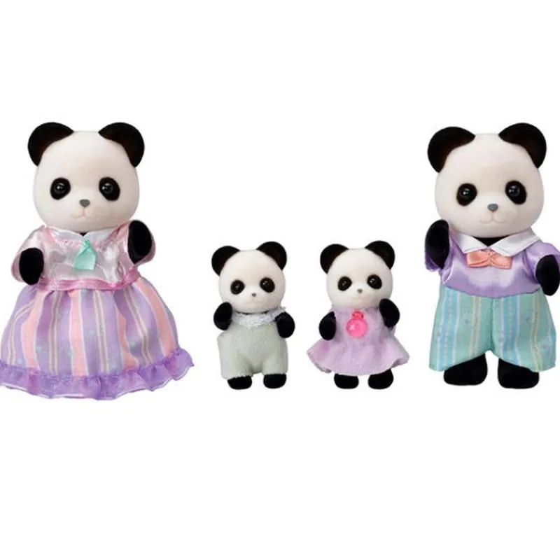 EPOCH Muñecas-Sylvanian Families Familia Panda Pookie