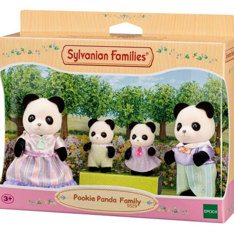 EPOCH Muñecas-Sylvanian Families Familia Panda Pookie