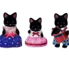 EPOCH Muñecas-Sylvanian Families Familia Gato Medianoche