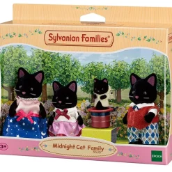 EPOCH Muñecas-Sylvanian Families Familia Gato Medianoche