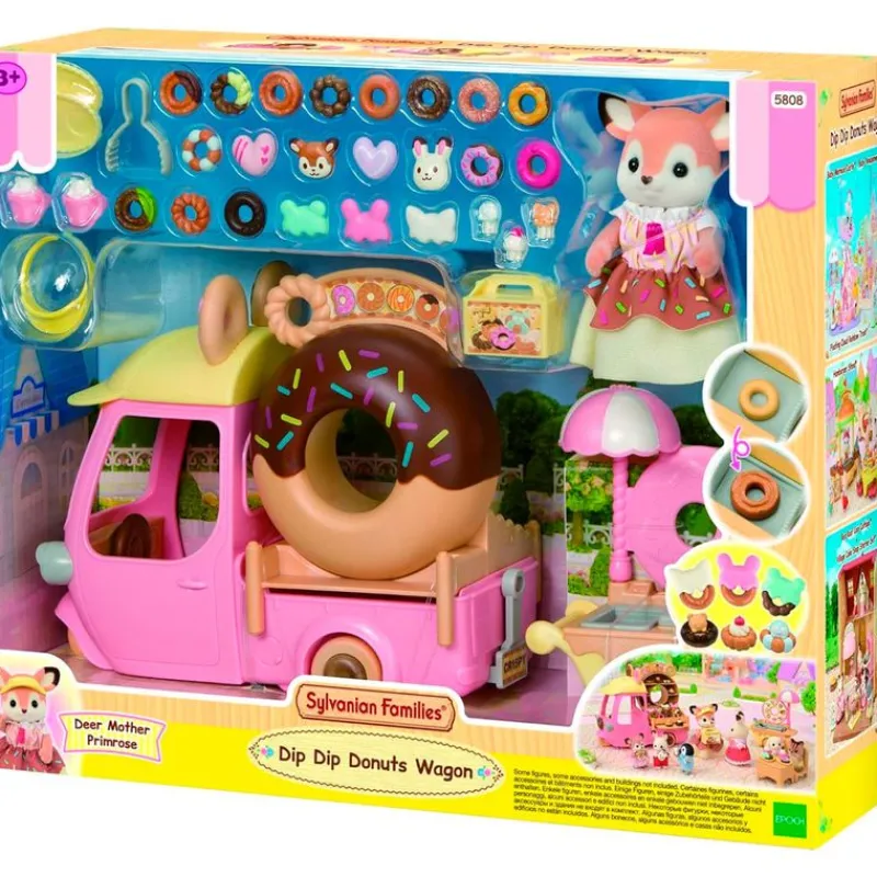 EPOCH Muñecas-Sylvanian Families Furgoneta Donuts