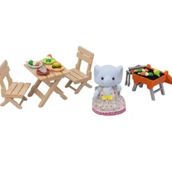 EPOCH Muñecas-Sylvanian Families Pack Barbacoa Elefante
