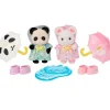 EPOCH Muñecas-Sylvanian Families Pack Día de Lluvia