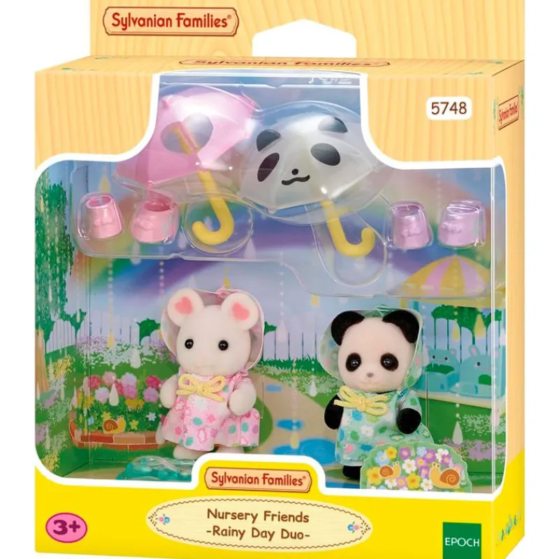 EPOCH Muñecas-Sylvanian Families Pack Día de Lluvia