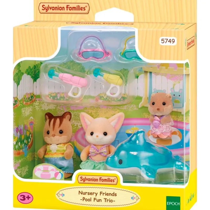 EPOCH Muñecas-Sylvanian Families Pack Fiesta en la Piscina