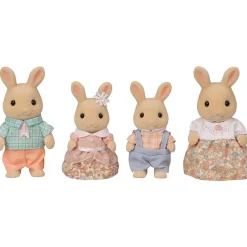 EPOCH Muñecas-Sylvanian Families Pack Familia Conejo Leche
