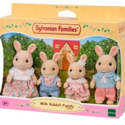 EPOCH Muñecas-Sylvanian Families Pack Familia Conejo Leche