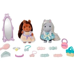 EPOCH Muñecas-Sylvanian Families Pack Familia Pony