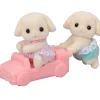 EPOCH Muñecas-Sylvanian Families Pack Gemelos Conejo Flor