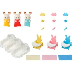 EPOCH Muñecas-Sylvanian Families Pack Habitación Trillizos