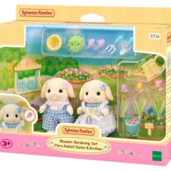 EPOCH Muñecas-Sylvanian Families Pack Hermanos Conejo Flora
