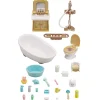 EPOCH Muñecas-Sylvanian Families Set Baño Country