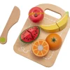 DRIM DISCOUNT Primera Infancia Y Preescolar|Juegos Y Juguetes De Imitación-Tabla de Frutas Cortadas de Madera