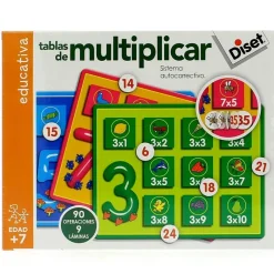 DISET Juegos Y Juguetes Educativos-Tablas de multiplicar